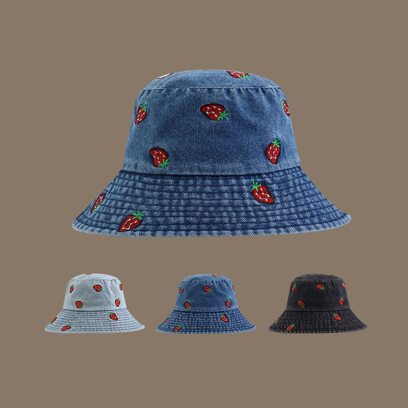 Chapeau bob fraise grande taille - image 1