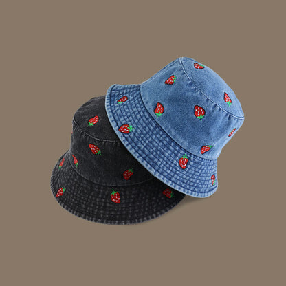 Chapeau bob fraise grande taille - image 5