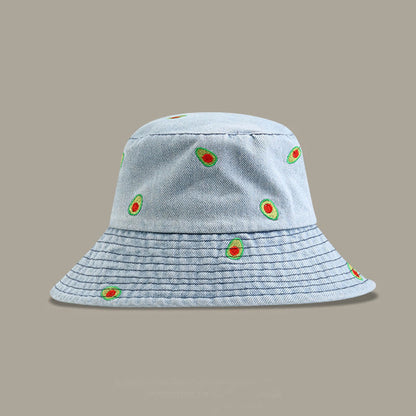 Chapeau bob avocat grande taille - Bleu clair - Taille unique - image 4