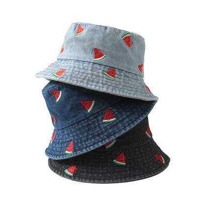 Chapeau seau pastèque grande taille - image 2