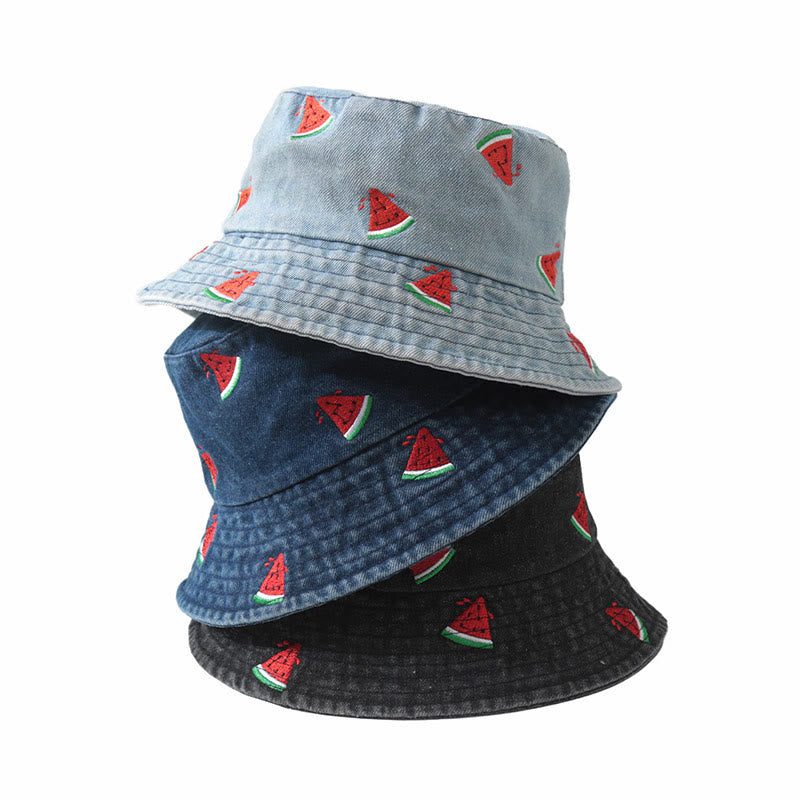 Chapeau seau pastèque grande taille - image 1