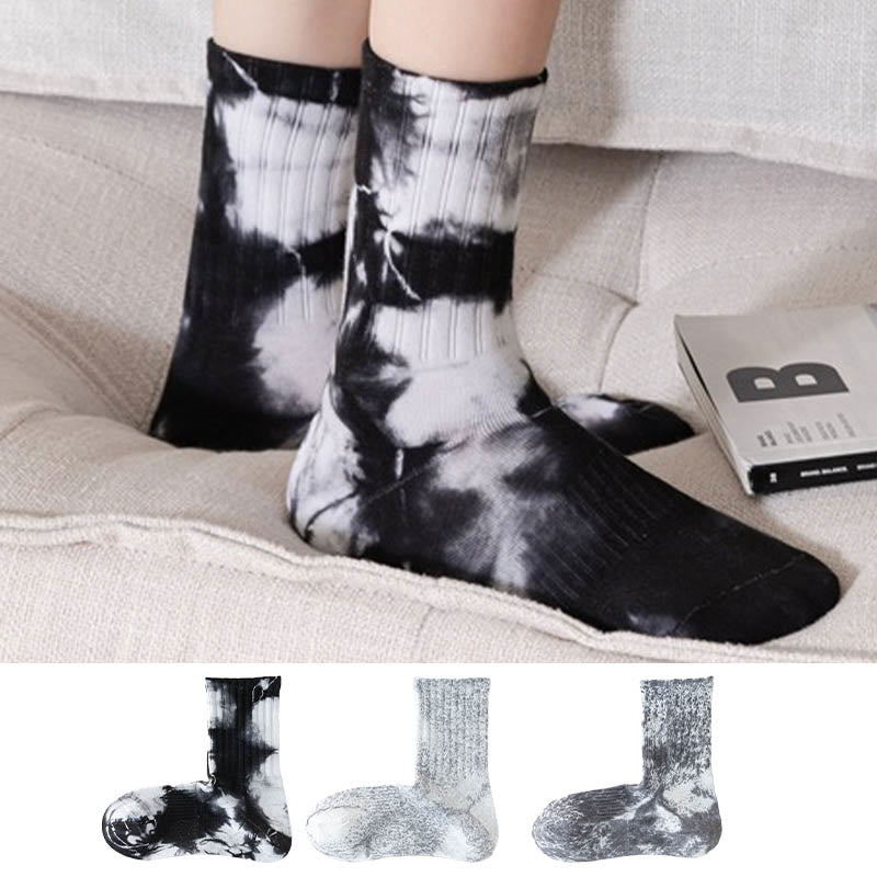 Chaussettes tendance tie-dye (3 paires)