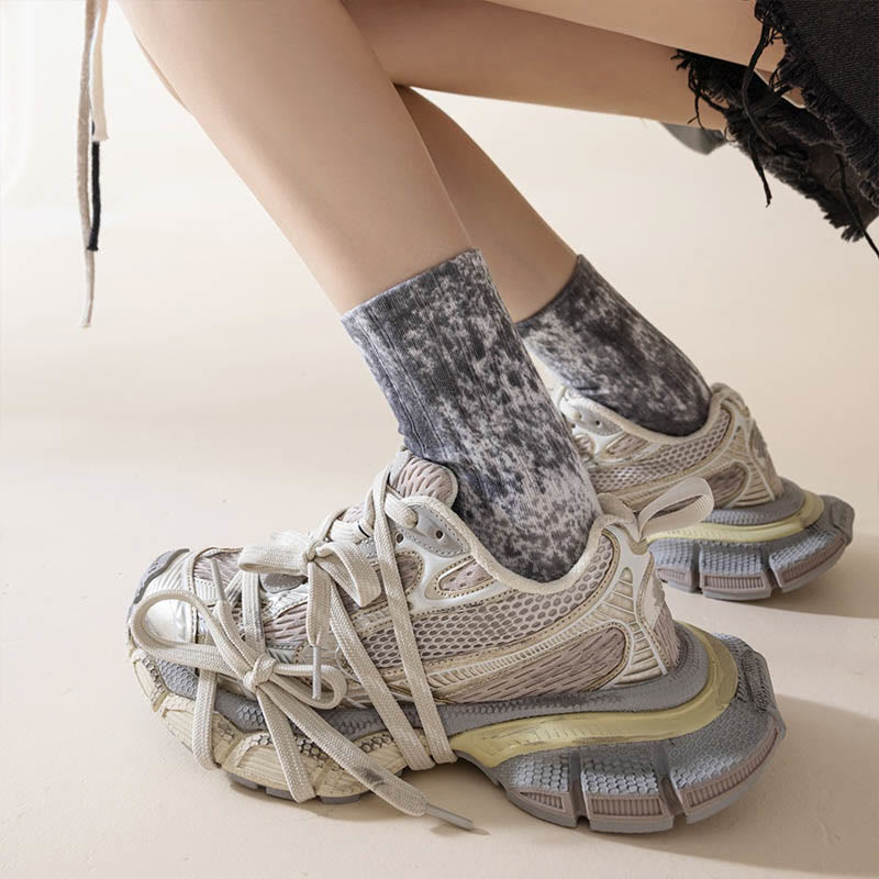 Chaussettes tendance tie-dye (3 paires)