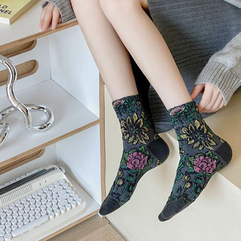 Chaussettes à motif français (5 paires) - image 4