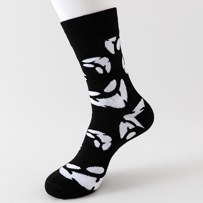 Chaussettes d'Halloween taille plus avec éléments d'horreur