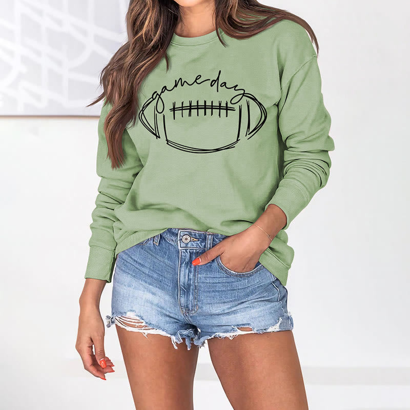 Sweat-shirt noir imprimé Game Day grande taille - image 16