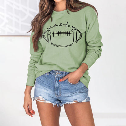 Sweat-shirt noir imprimé Game Day grande taille - image 16