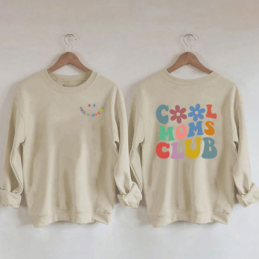 Sweat-shirt à texte coloré grande taille