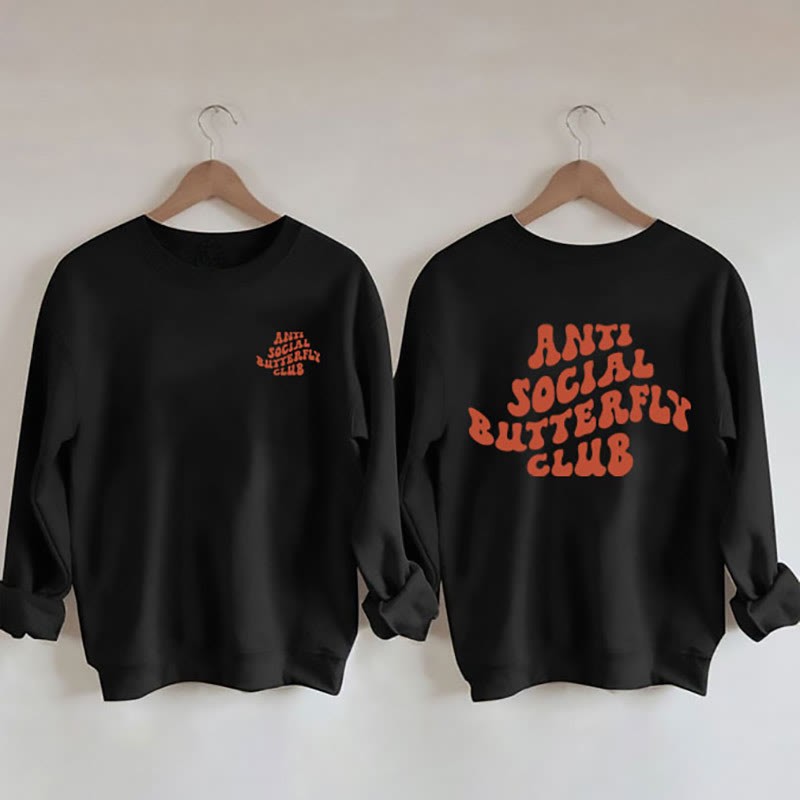 Sweat-shirt orange grande taille avec texte - Noir - 3XL - image 1