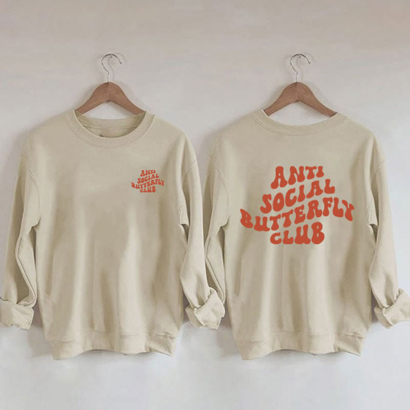 Sweat-shirt orange grande taille avec texte - Kaki - 3XL - image 0