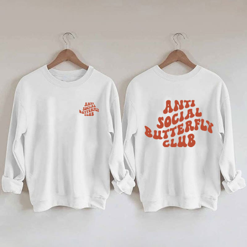 Sweat-shirt orange grande taille avec texte - Blanc - 3XL - image 4
