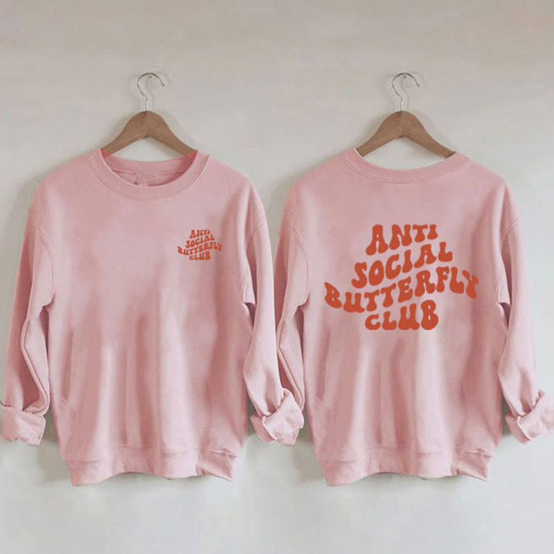Sweat-shirt orange grande taille avec texte - Rose - 3XL - image 2