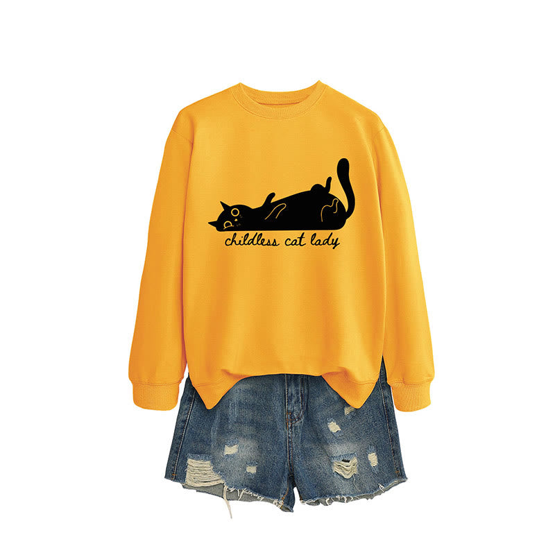 Sweat-shirt chat mignon grande taille - image 8