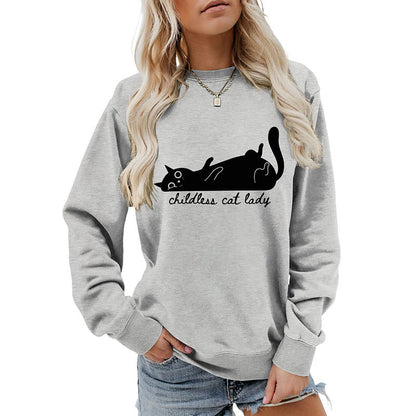 Sweat-shirt chat mignon grande taille - image 19