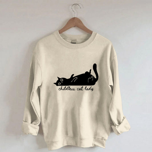 Sweat-shirt chat mignon grande taille - image 0