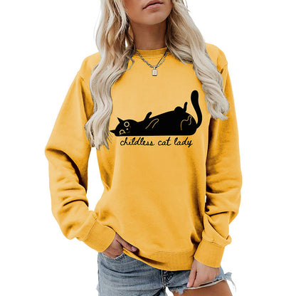 Sweat-shirt chat mignon grande taille - image 24