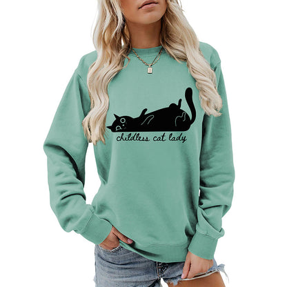 Sweat-shirt chat mignon grande taille - image 26