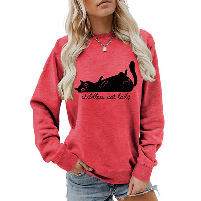 Sweat-shirt chat mignon grande taille - image 25
