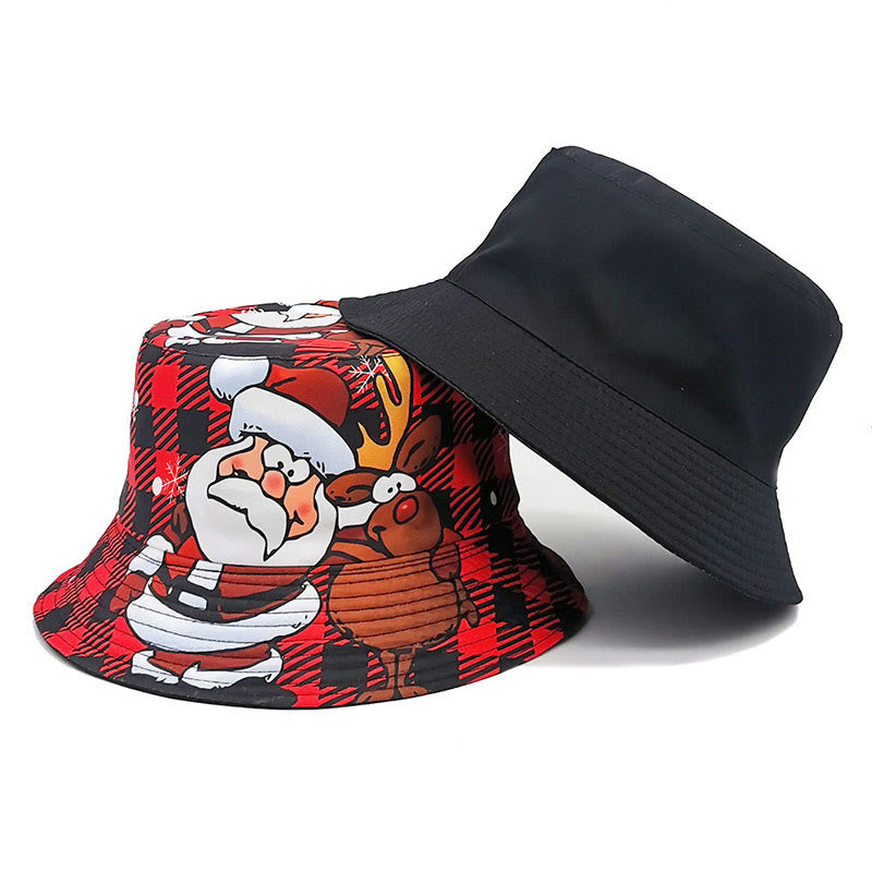 Chapeau bob Père Noël Elk grande taille - image 3