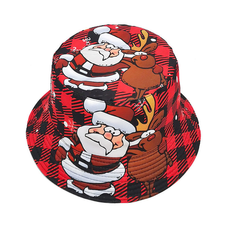 Chapeau bob Père Noël Elk grande taille - image 2