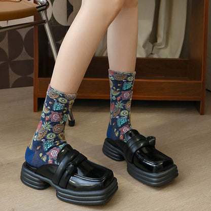 Chaussettes à imprimé fruit (5 paires) - image 3