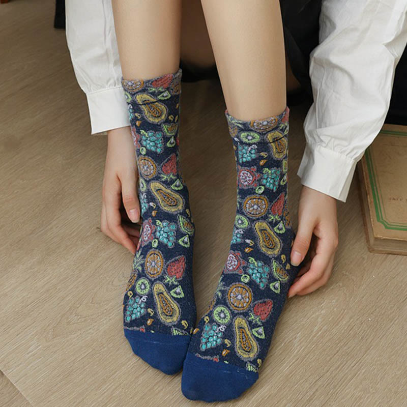 Chaussettes à imprimé fruit (5 paires) - image 4