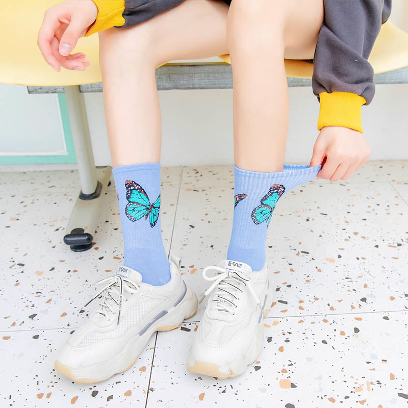 Chaussettes papillon (6 paires) - image 2