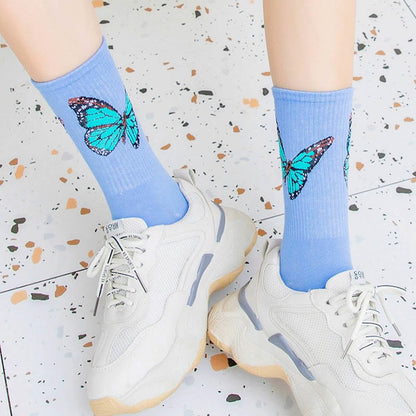 Chaussettes papillon (6 paires) - image 1