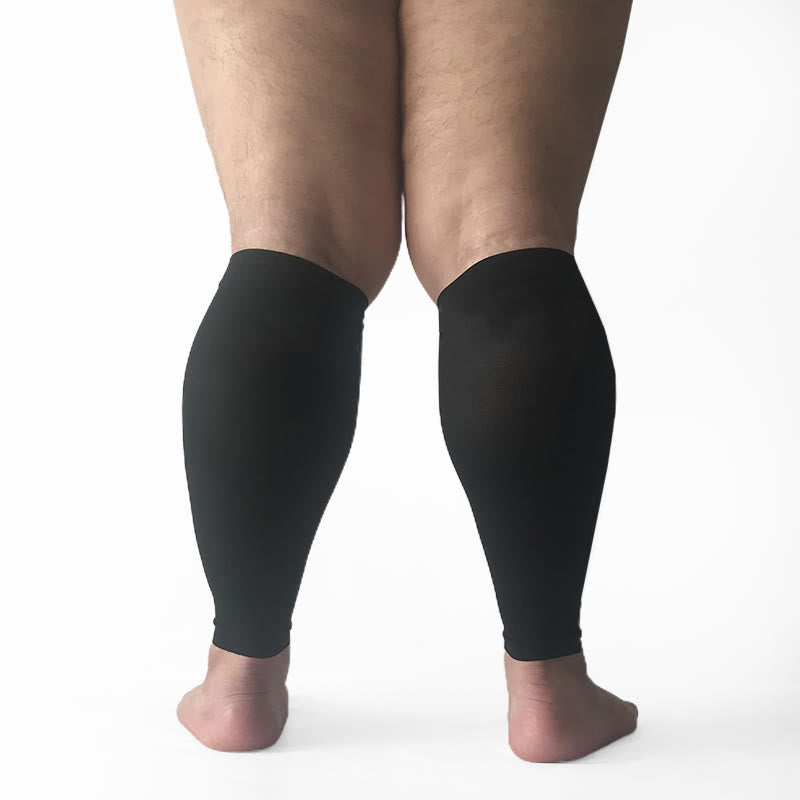 Chaussettes de compression sans pieds grande taille unisexes - image 14
