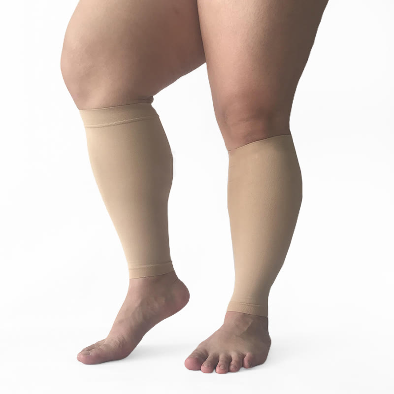 Chaussettes de compression sans pieds grande taille unisexes - image 7