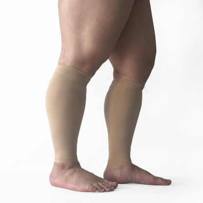 Chaussettes de compression sans pieds grande taille unisexes