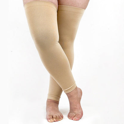 Manchons de compression sans pieds grande taille (2 paires)