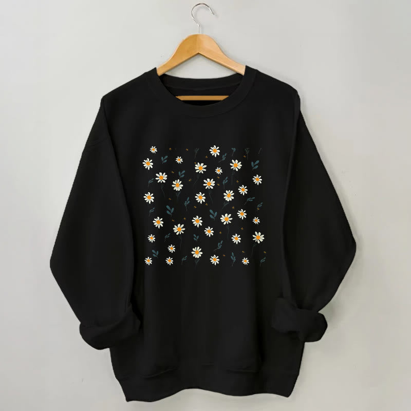 Sweat-shirt Daisy grande taille - Noir - 3XL - image 3