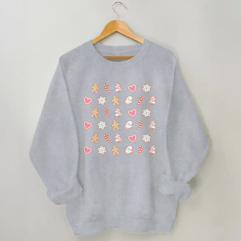 Sweat-shirt de Noël grande taille - Gris - 3XL - image 1
