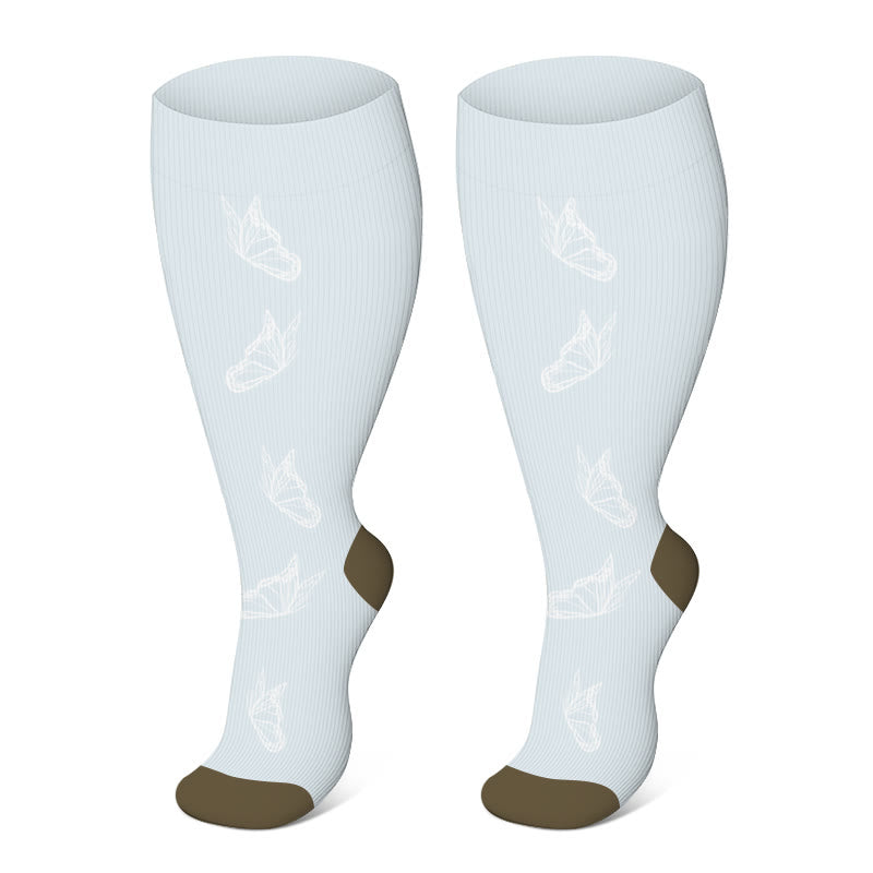 Chaussettes de compression Plusock Grande Taille Pingouin Renard 2XL- 7XL - image 5