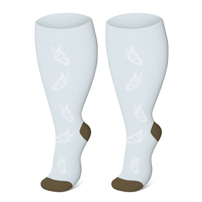 Chaussettes de compression Plusock Grande Taille Pingouin Renard 2XL- 7XL - image 5