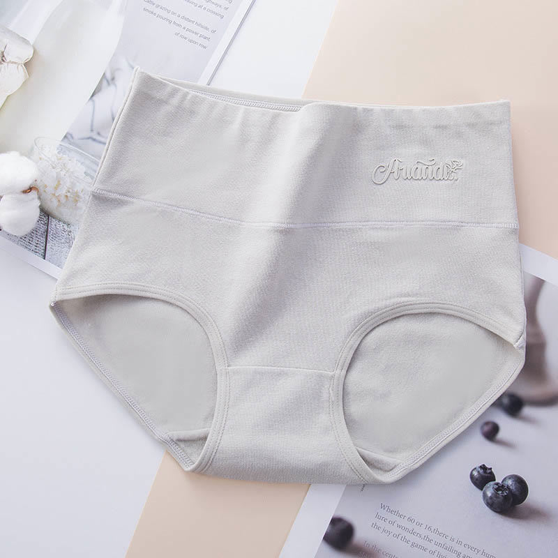 Culotte taille haute extensible (paquet de 4) - Gris - 5XL - image 7