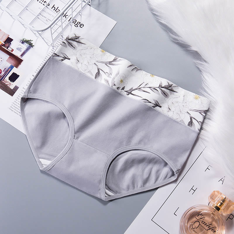 Culottes à fleurs (paquets de 3) - Gris clair - 2XL - image 4