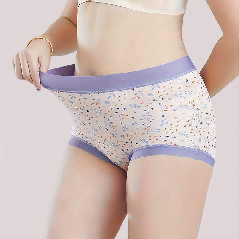Culottes à fleurs élégantes (paquets de 4) - image 1
