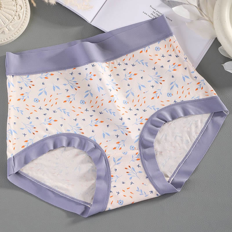 Culottes à fleurs élégantes (paquets de 4) - Violet - 3XL - image 9