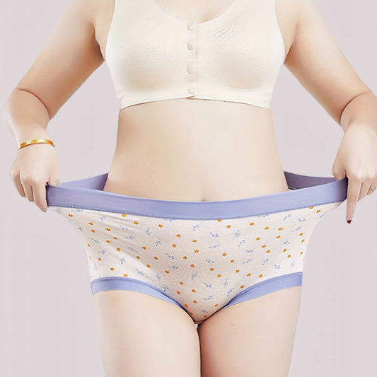 Culottes élégantes à fleurs grande taille (lot de 4)