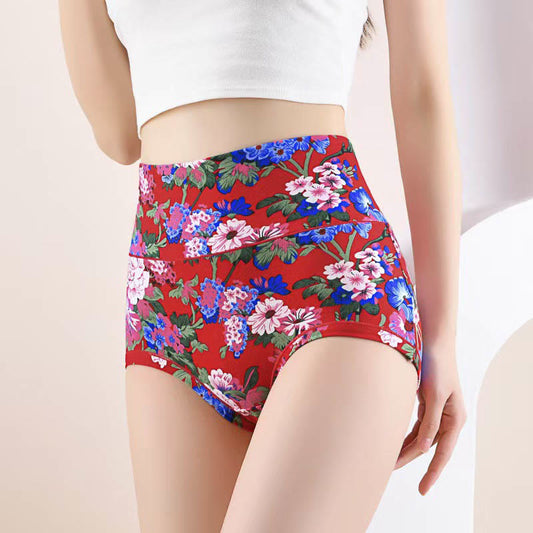 Culottes à grosses fleurs (paquets de 4) - image 0