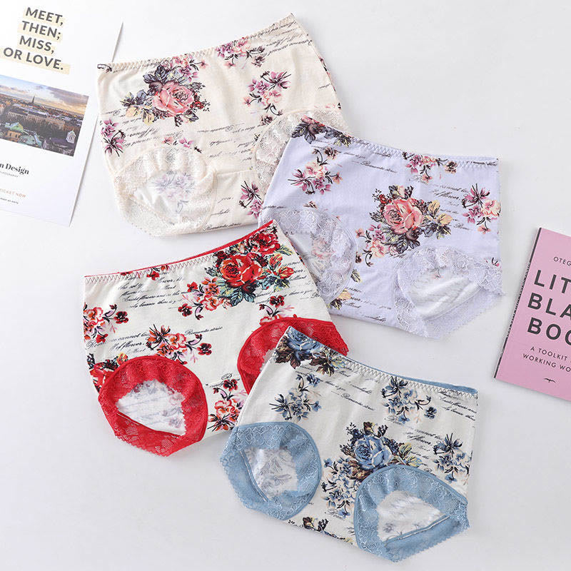 Culottes en dentelle grande taille (lot de 4) - Multicolore - XL - image 15