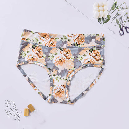 Culottes à fleurs douces (paquets de 4) - Gris - 4XL - image 10