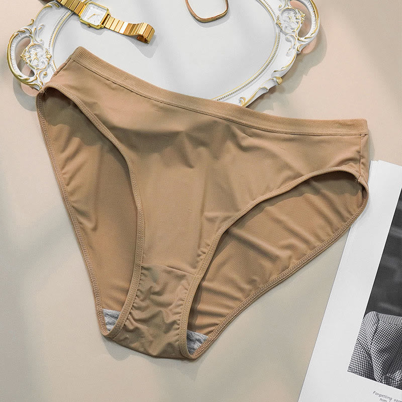 Culottes à taille élastiquée (paquet de 5) - Kaki - 4XL - image 4