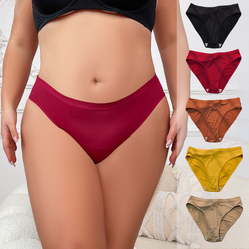 Culottes à taille élastiquée (paquet de 5) - Multicolore - 4XL - image 0