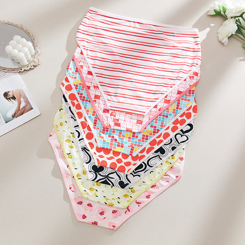 Culottes à motifs mignons grande taille (lot de 7)