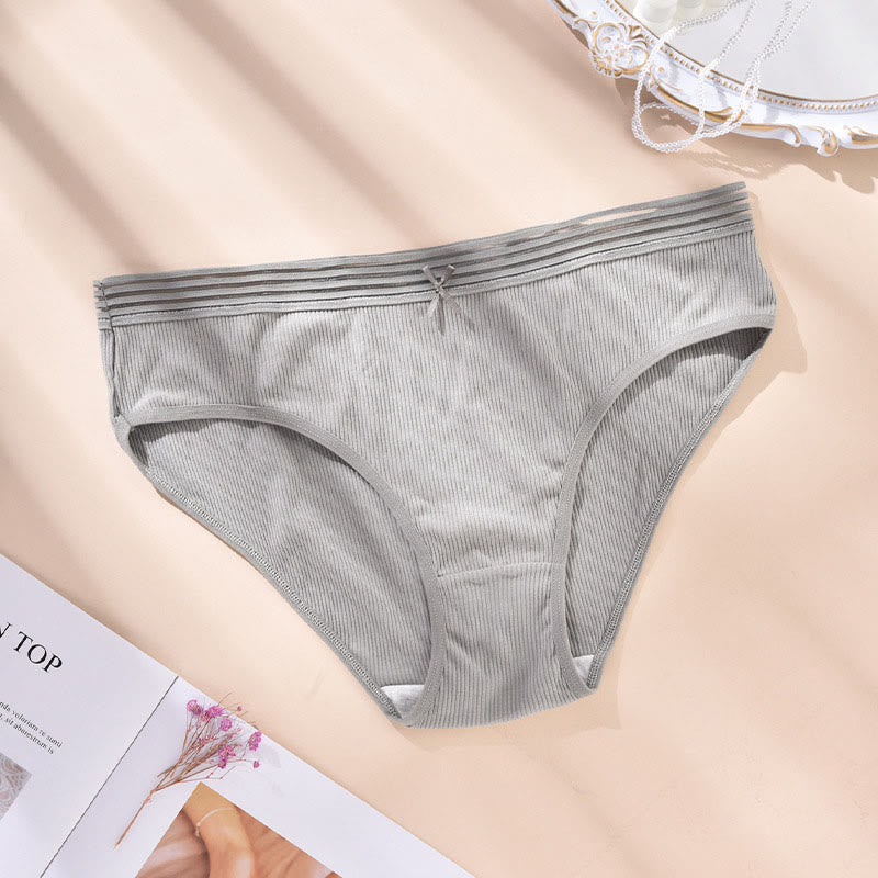 Culottes à nœud (paquets de 5) - Gris - 4XL - image 7