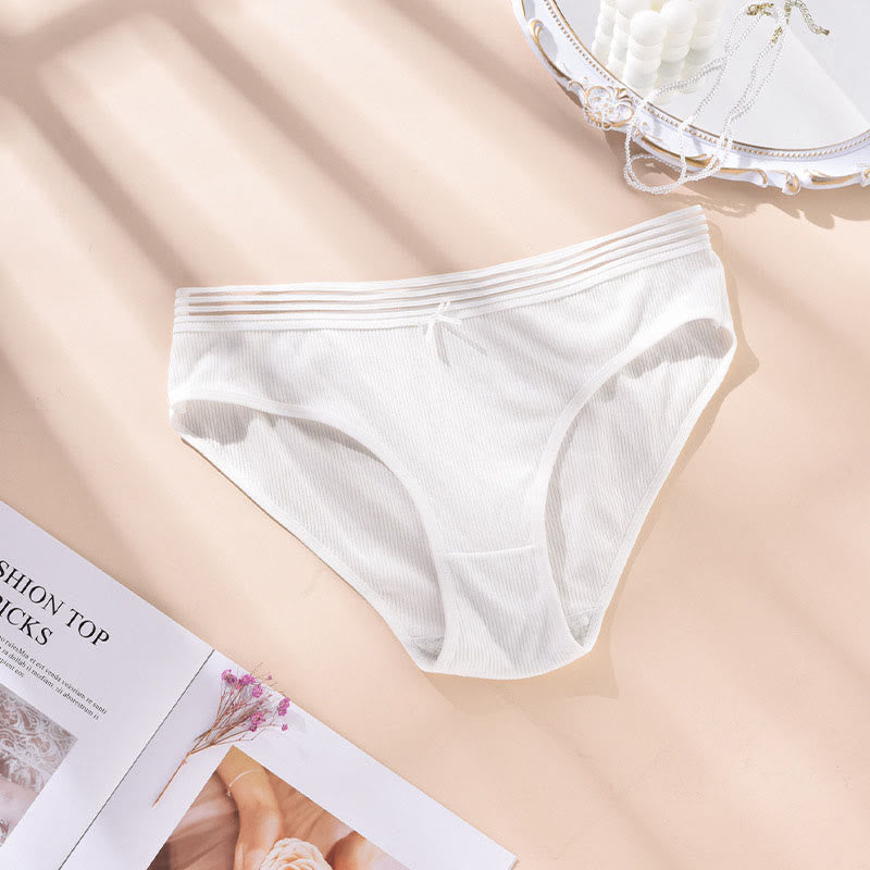 Culottes à nœud (paquets de 5) - Blanc - 4XL - image 5