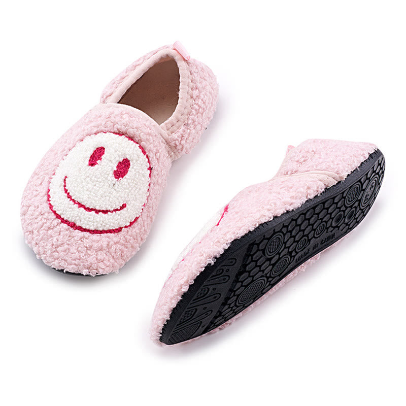 Chaussons mignons grande taille avec visage souriant - image 7